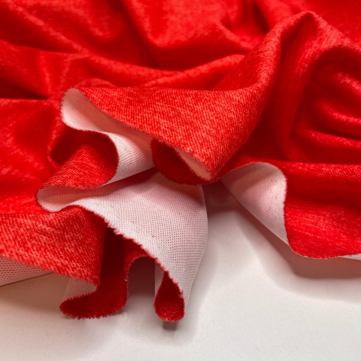 UB - Cherry On Top - Jersey Polyester Blend Knit - Red - 3.9M Bundle