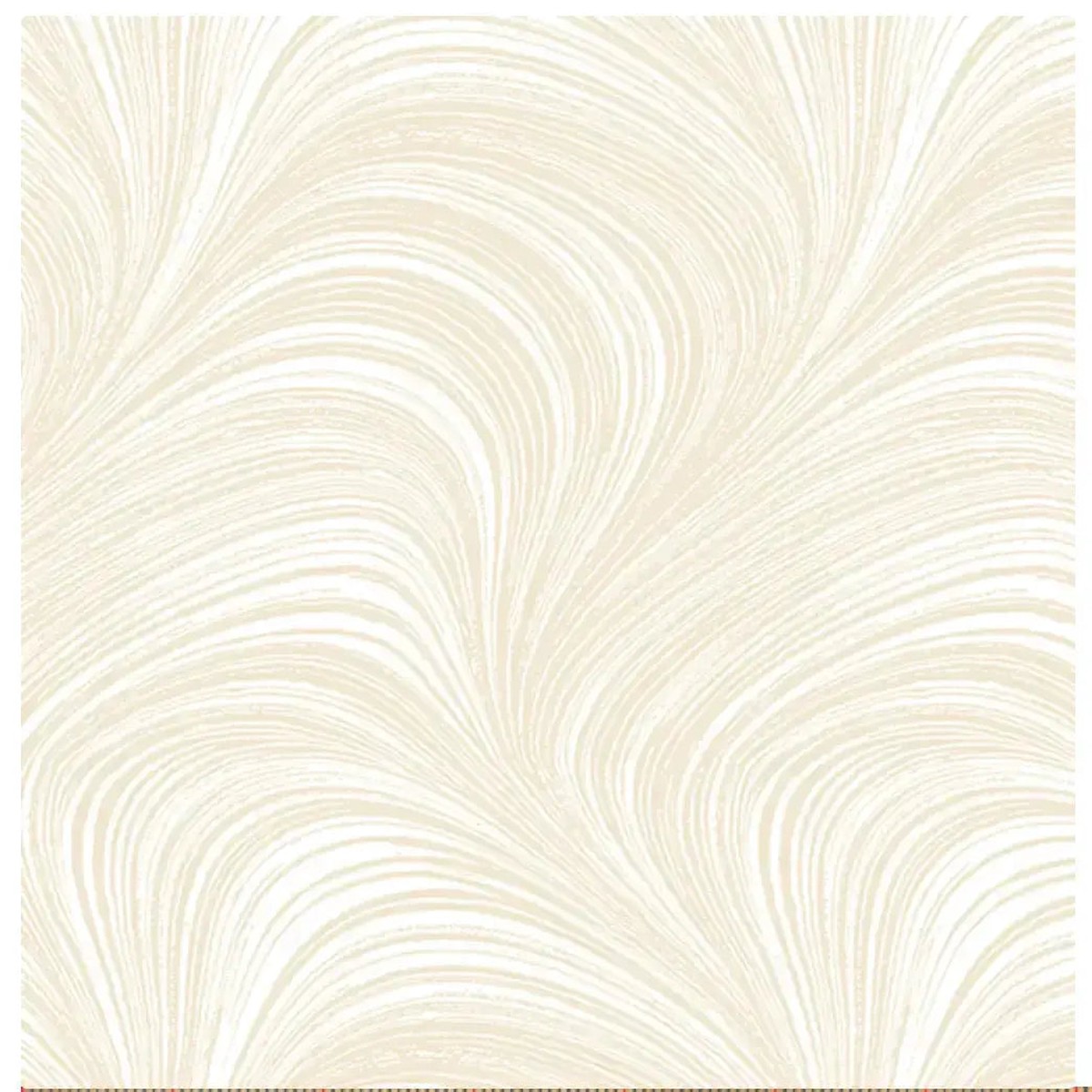 Natural Cream Color Wave Texture Flannel Wideback Fabric Per Yard