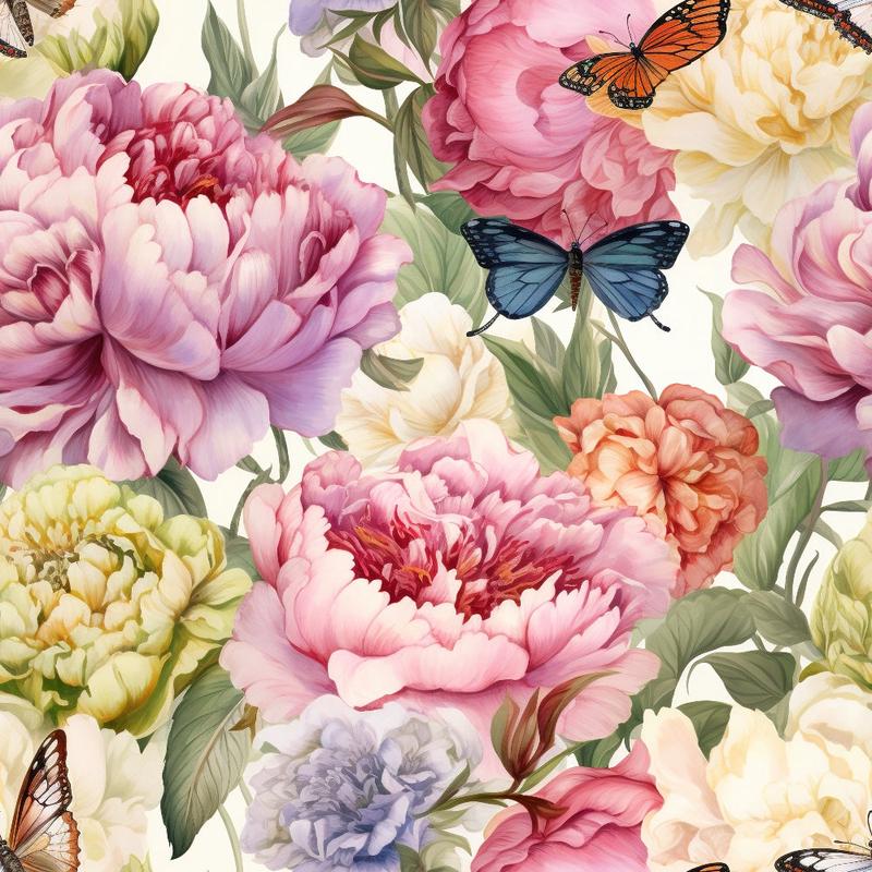 Butterfly Dance Pattern 7 Quilting Cotton Fabric