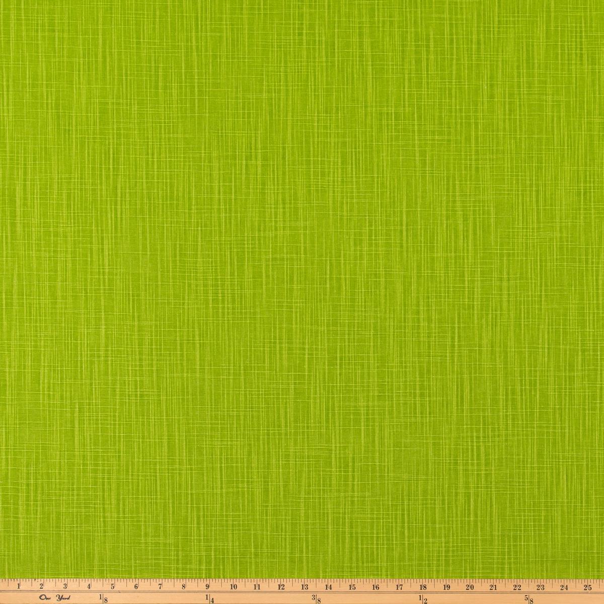 Faulkner Chartreuse Slub Canvas Fabric By Premier Prints