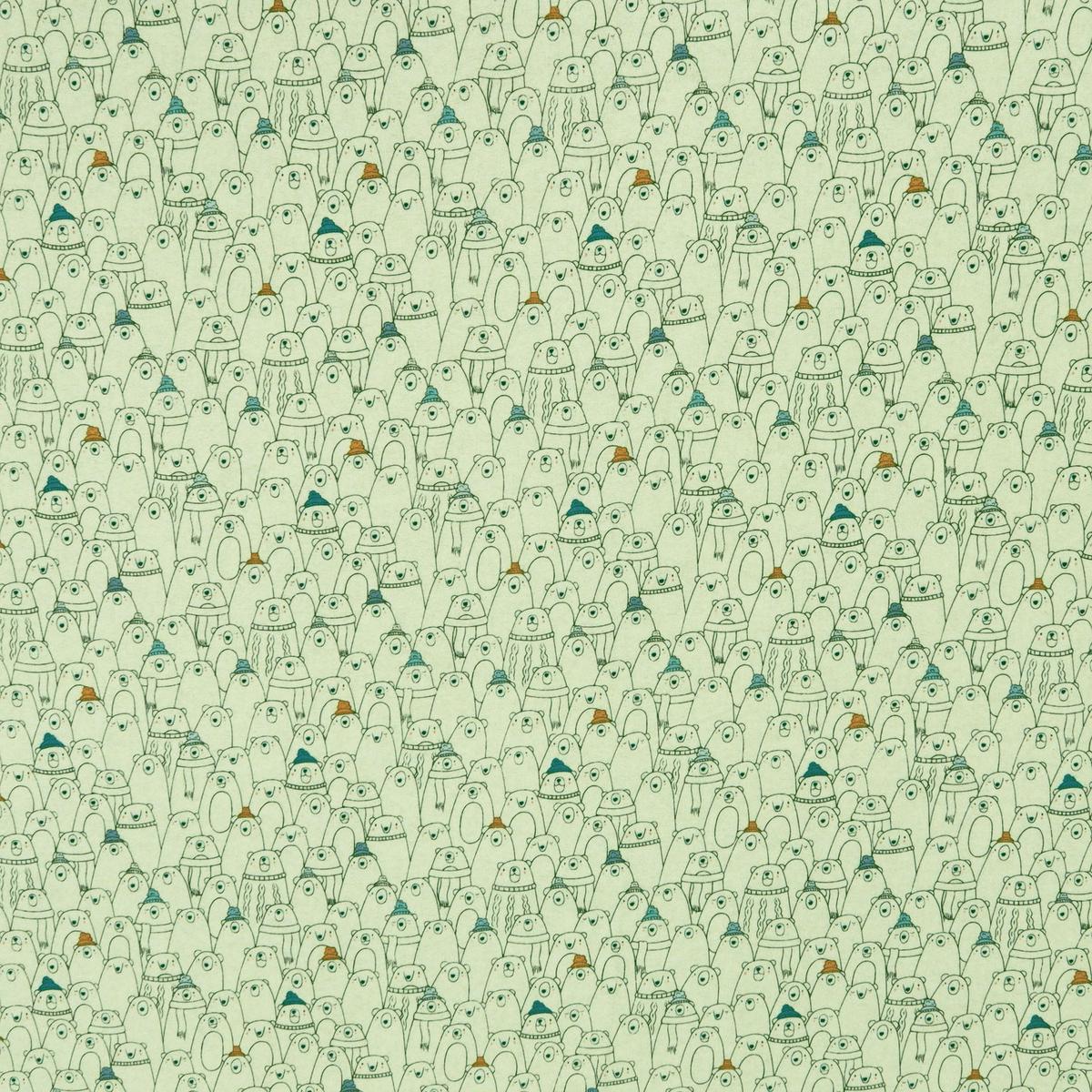 Arctic Tale Capsule Fabric Collection - Cozy Bears Joy in Flannel