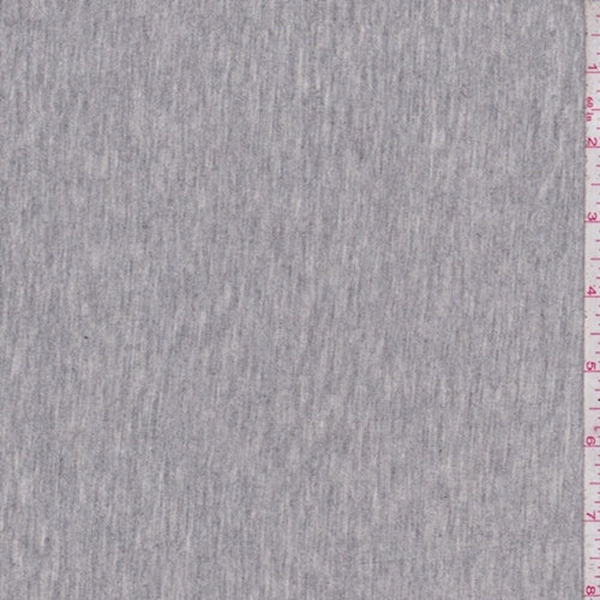 1 1/4 YD PC-Heather Grey Rayon Jersey Knit Fabric