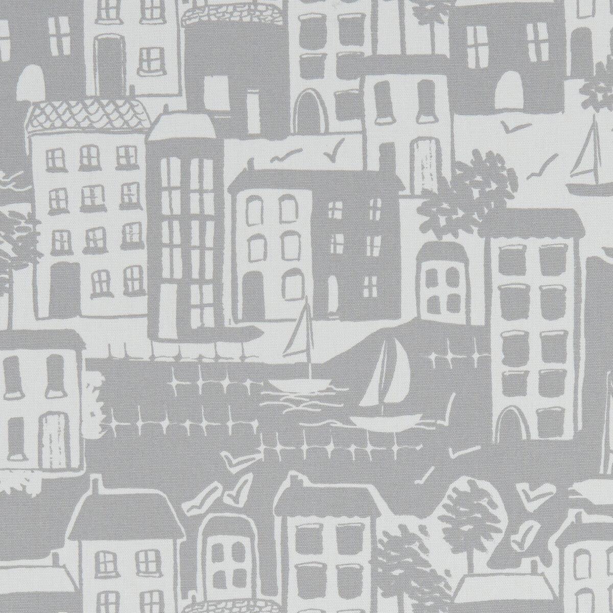 CLARKE AND CLARKE - WATERSIDE- GREY - Fabric by the Yard - GREY