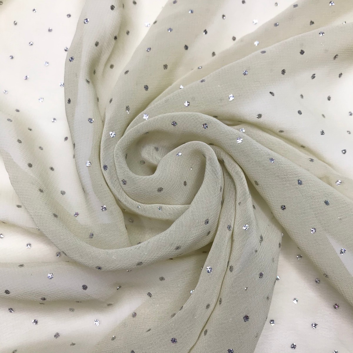 Sunspots - Glitter Poly Woven - Beige - 0.95M Bundle