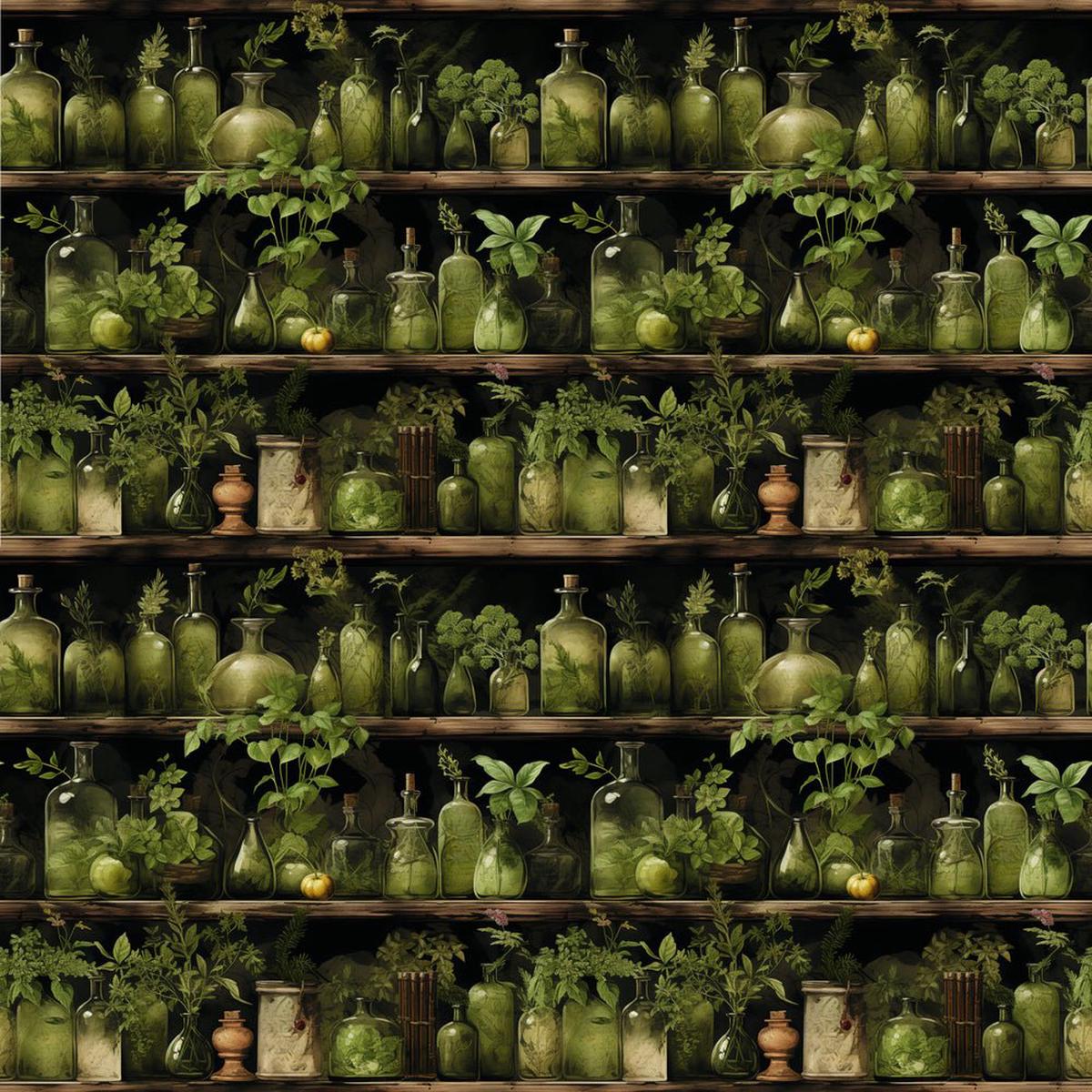 Wild Earth Apothecary Pattern 3 Fabric