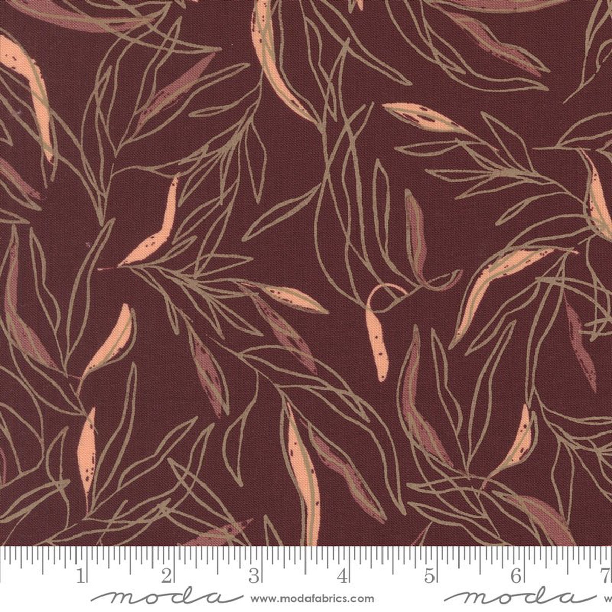 Merlot Loose Leaf Foraged Found Hand Me Down for Moda (14 yard)