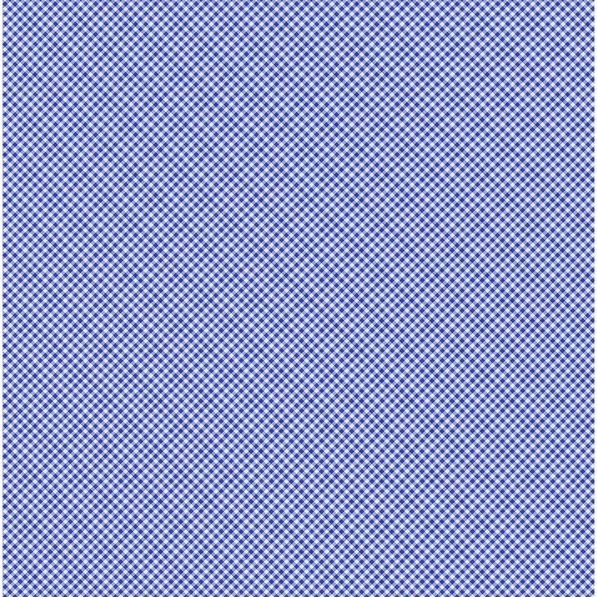 Northcott Fabrics - Autumn Gathering Ginghman Blue SOLD BY THE HALF YARD
