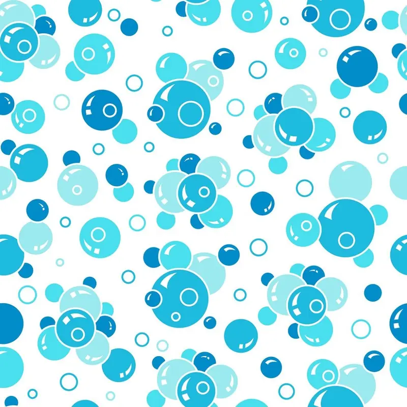 Retro Boiling Bubbles Fabric
