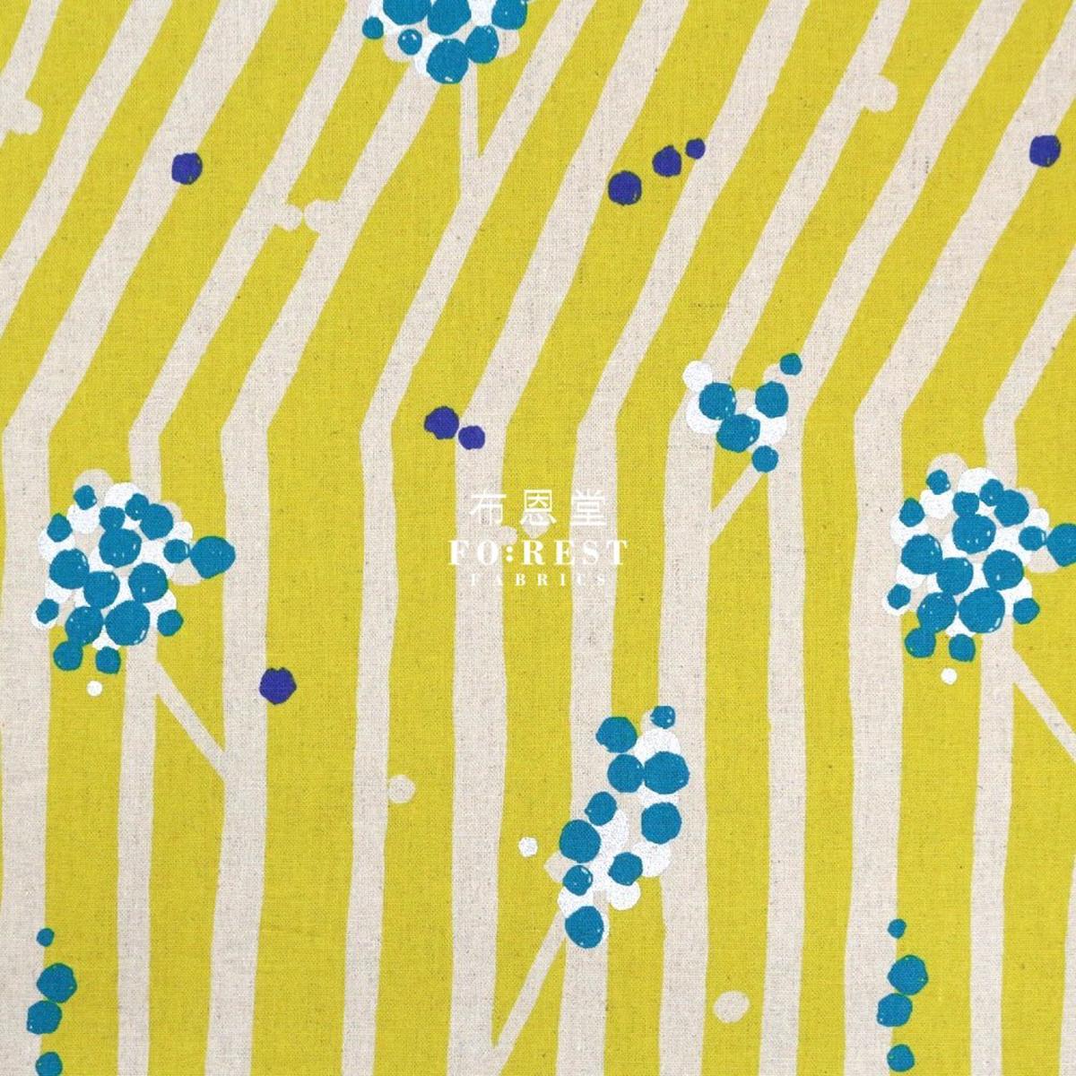 echino - cotton linen - nut Mustard fabric