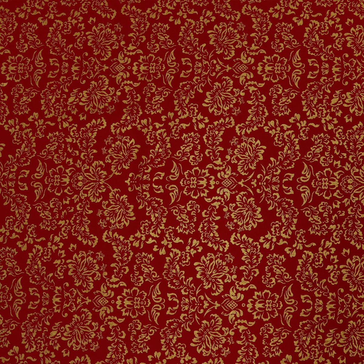 Holiday Keepsakes Fabric Collection - Elegant Filigree Red