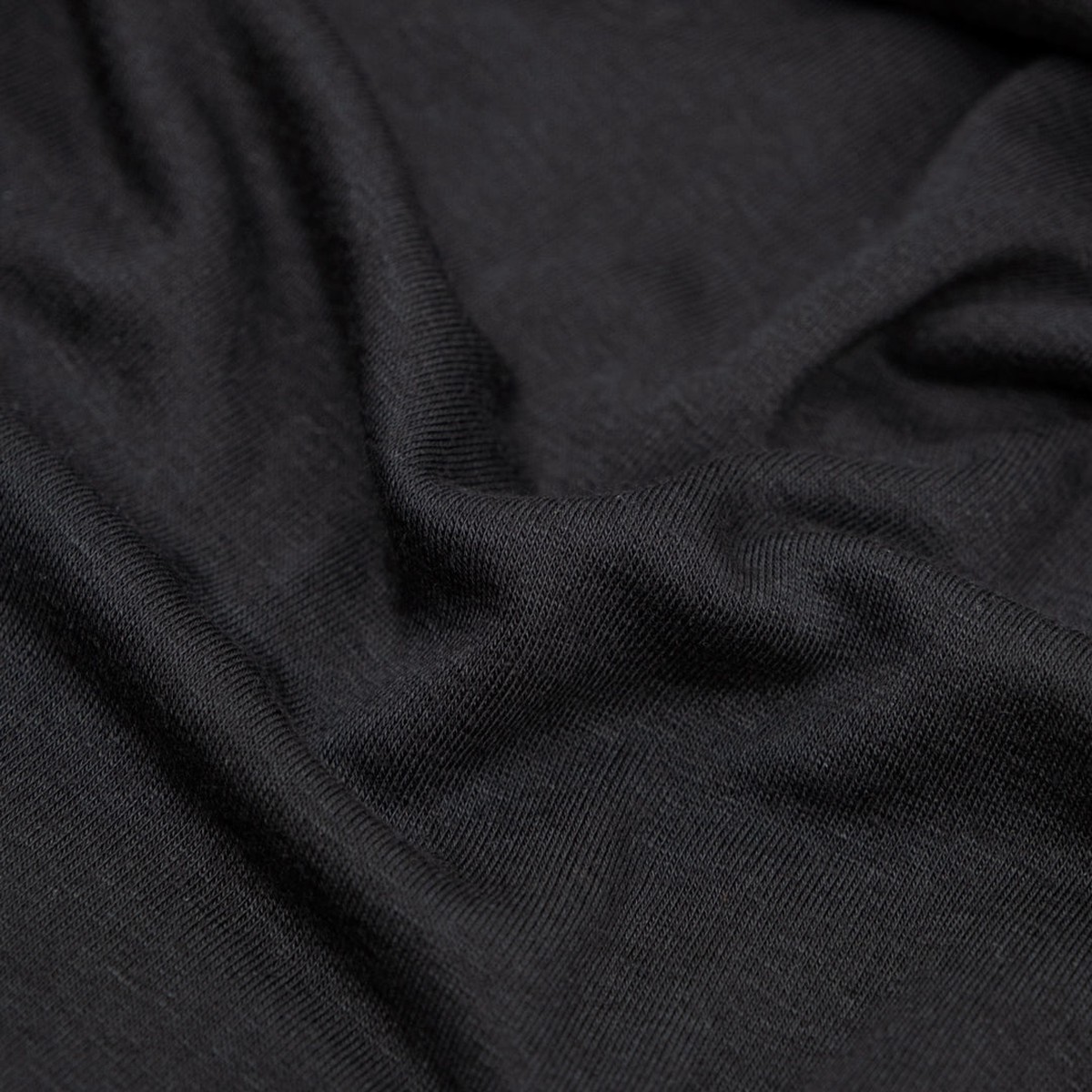 Layer Up Lyocell Wool Blend Jersey - Black