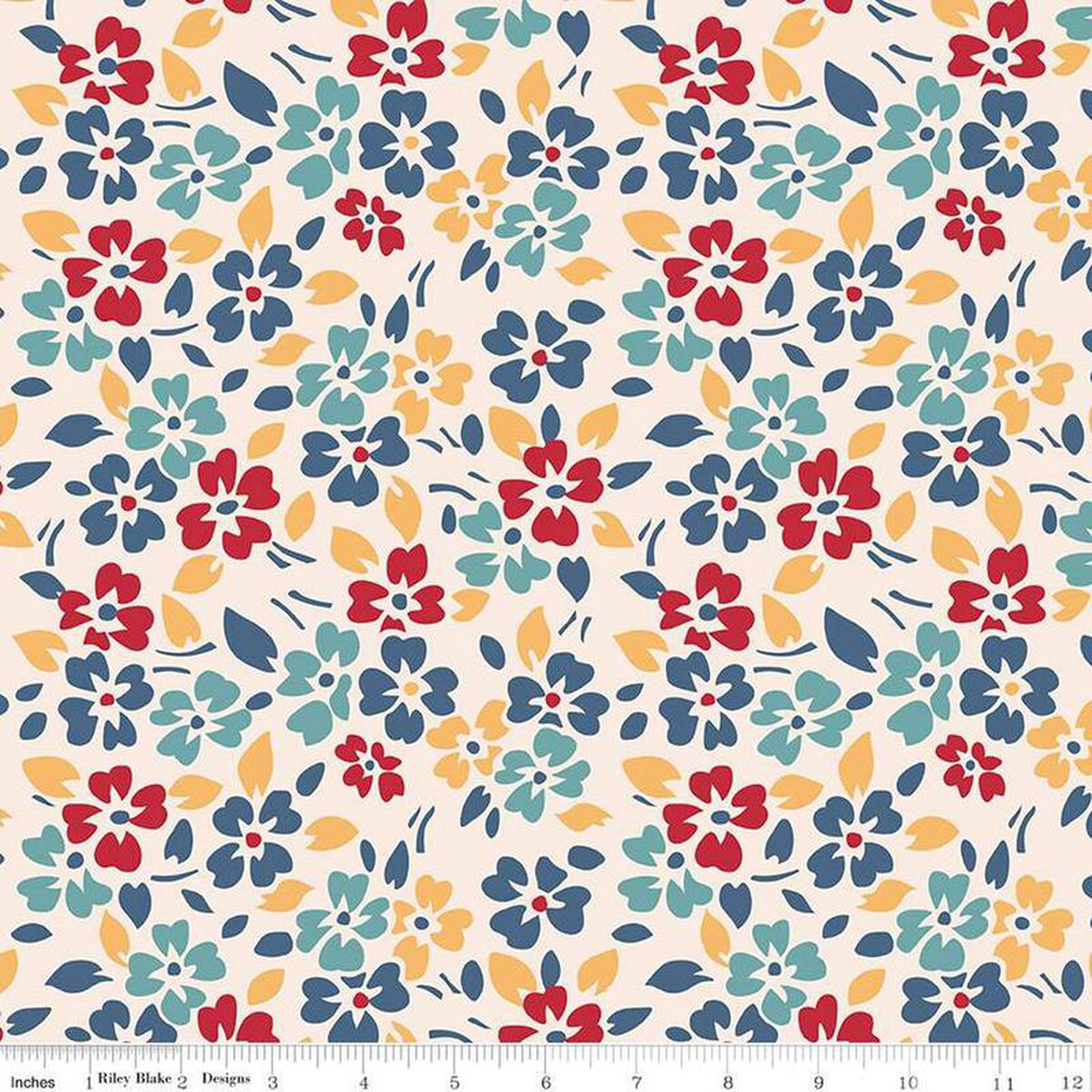 Fabric Riley Blake Americana Glory Multi 1088243 Wide Back by the Quarter Yard WB16105-MULTI