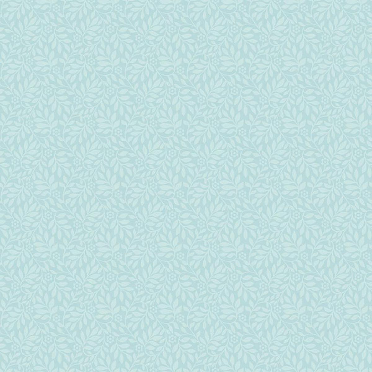 Northcott Fabrics - White Wedding by Northcott Studio - Mini Leaf Trail - Dark Seafoam - Yardage