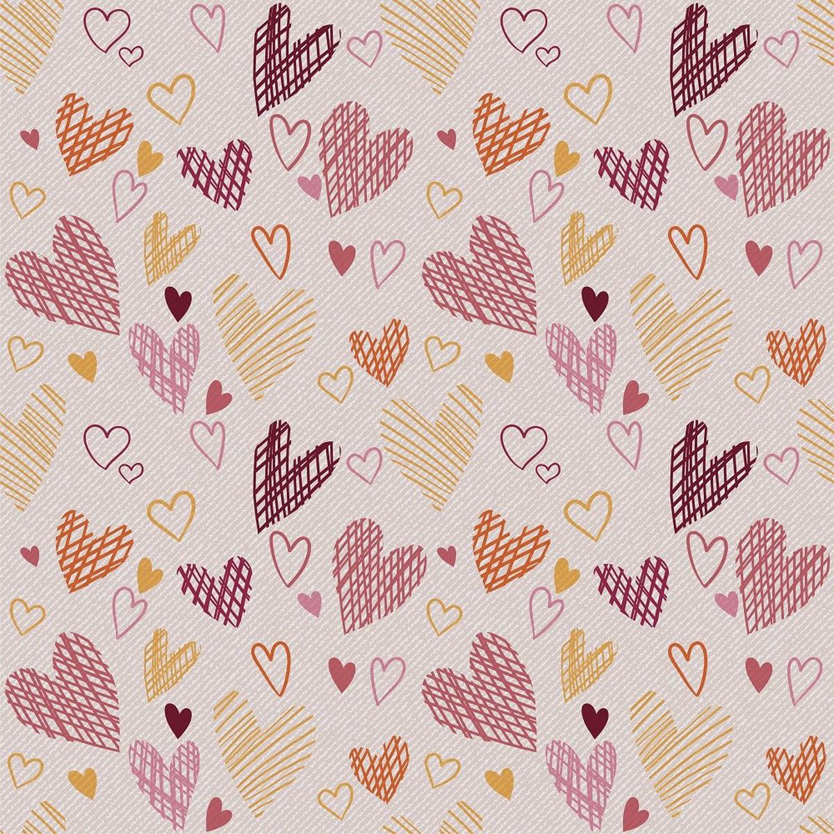 Valentines Day Pattern 1 Fabric