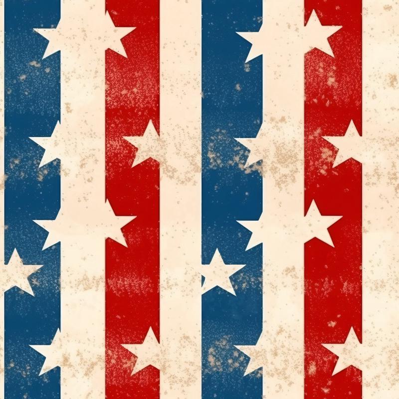 Distressed Patriotic Pattern 9 Quilting Cotton Fabric