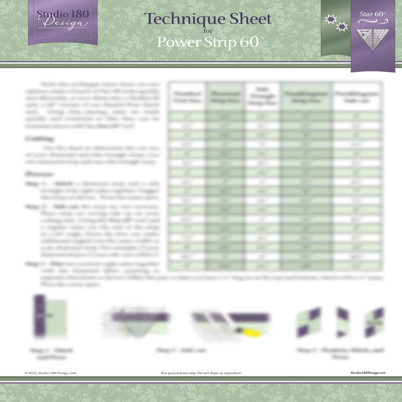 Studio 180 Design Power Strip 60 Technique Sheet DTEC37