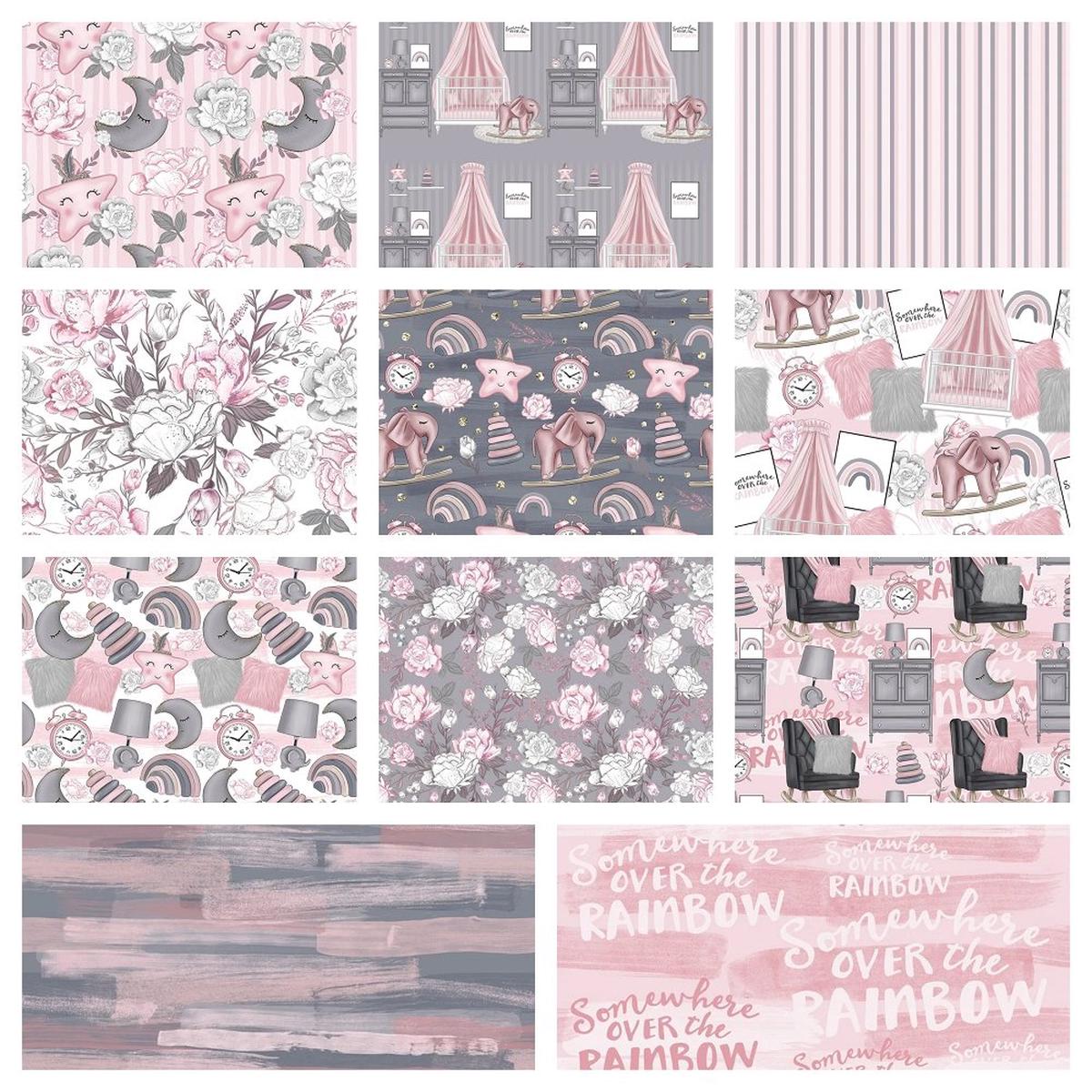 Baby Girl Fabric Collection - 12 Yard Bundle