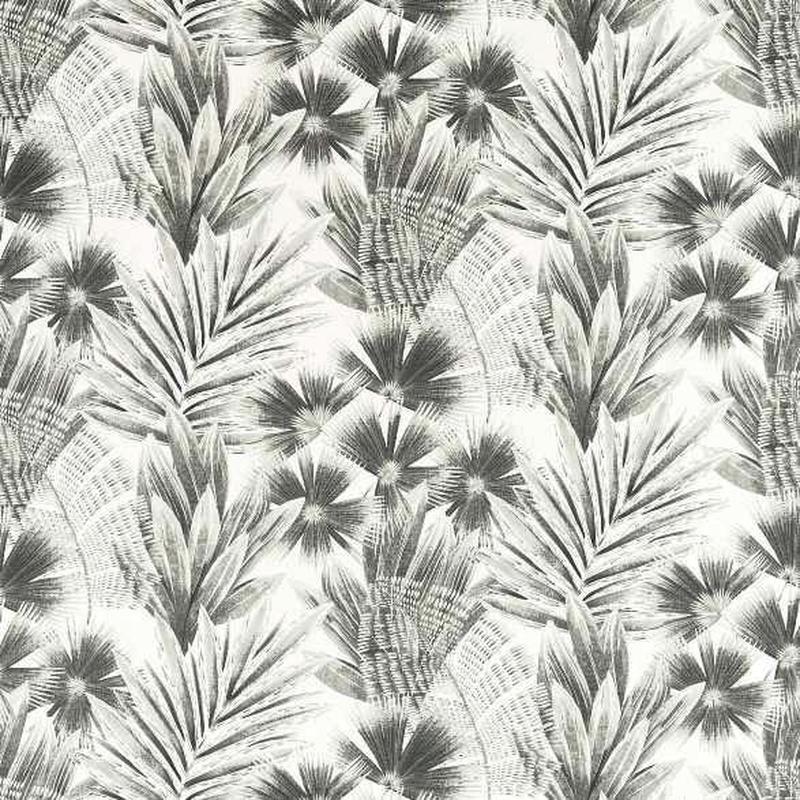 Matupi Black Earth Awakening Fabric by Harlequin