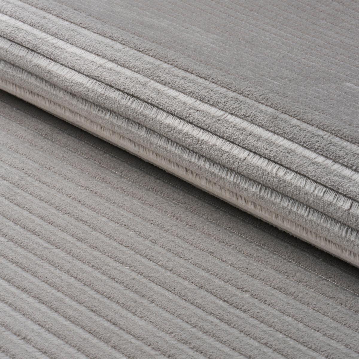 SCHUMACHER PATTERSON FLYNN PETITE CHANNELED VELVET VELVETS VELVETS OTTER GREY - 83302