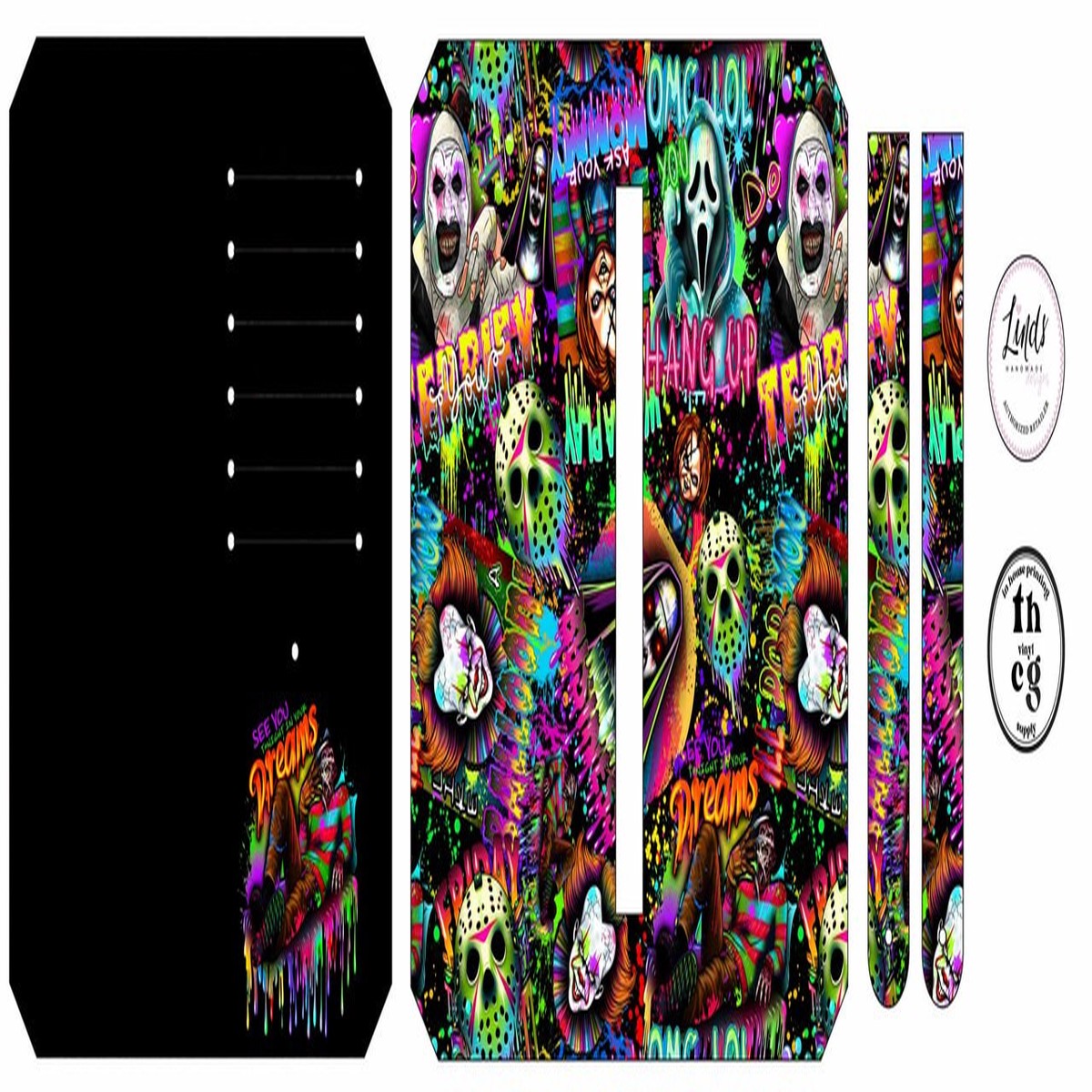 Cut and Sew - Purse Pal Thcg1196 A Splatter Freddy Small