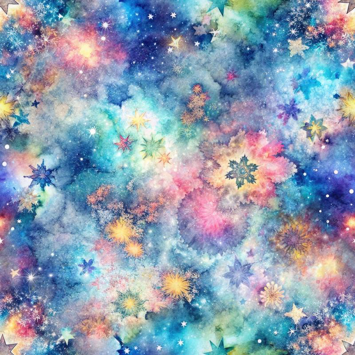 Distressed Fantasy Pattern 3 Quilting Cotton Fabric