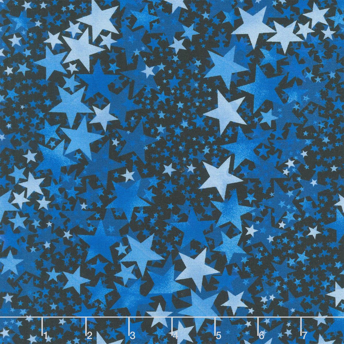 Patriotic 108" - Starlight Blue 108" Wide Backing