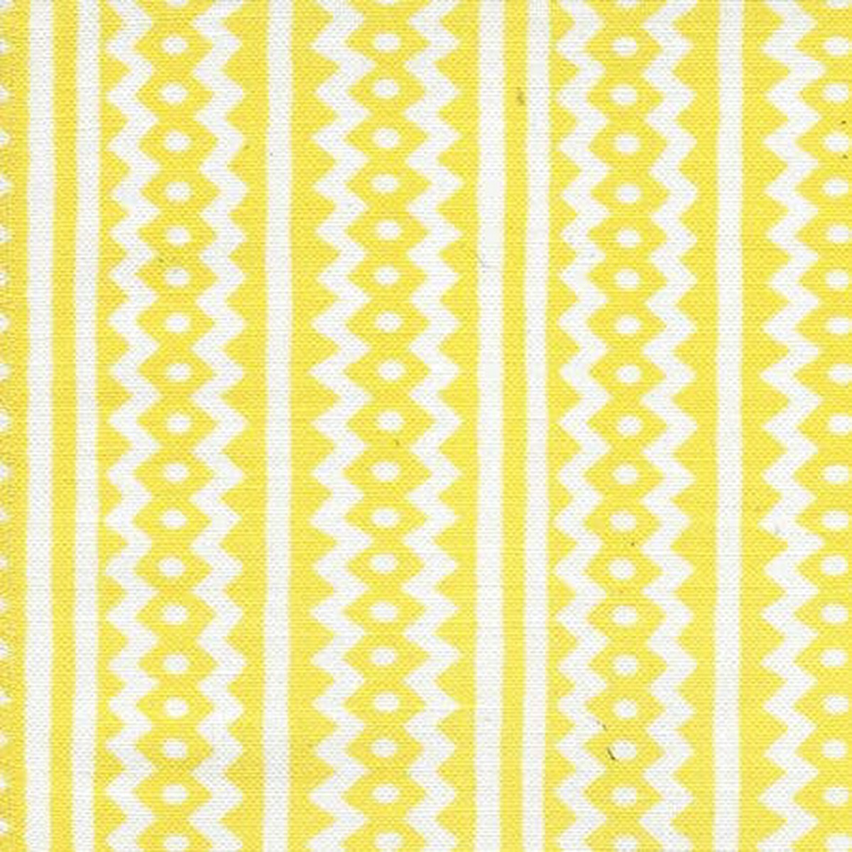 AC935WH-04 RIC RAC Taxicab On White Linen Cotton Quadrille Fabric