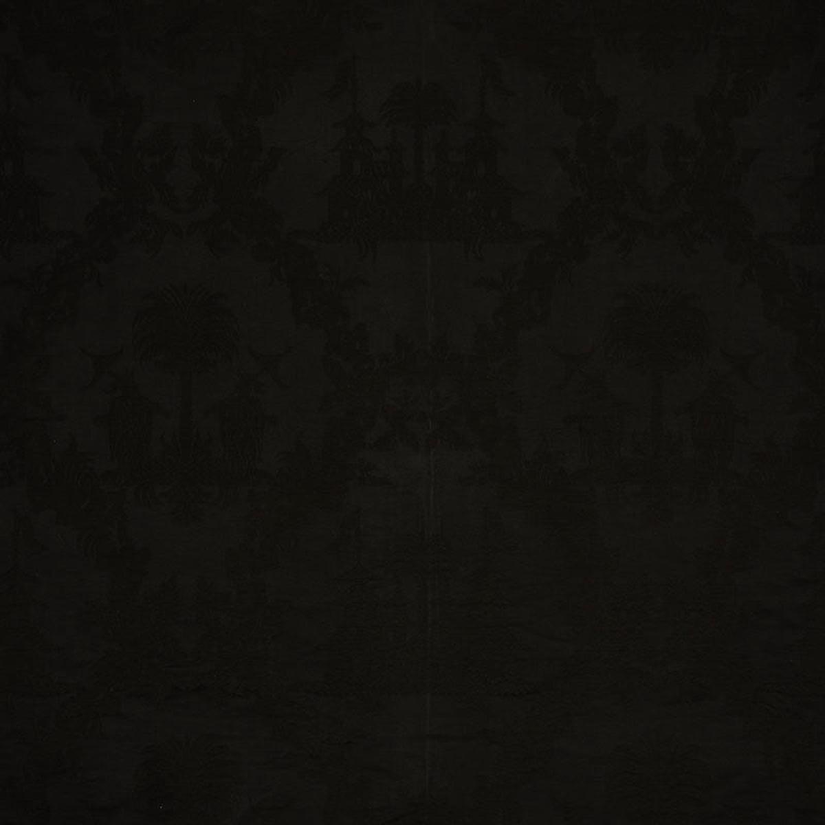 Chinoiserie Royale Black Fabric