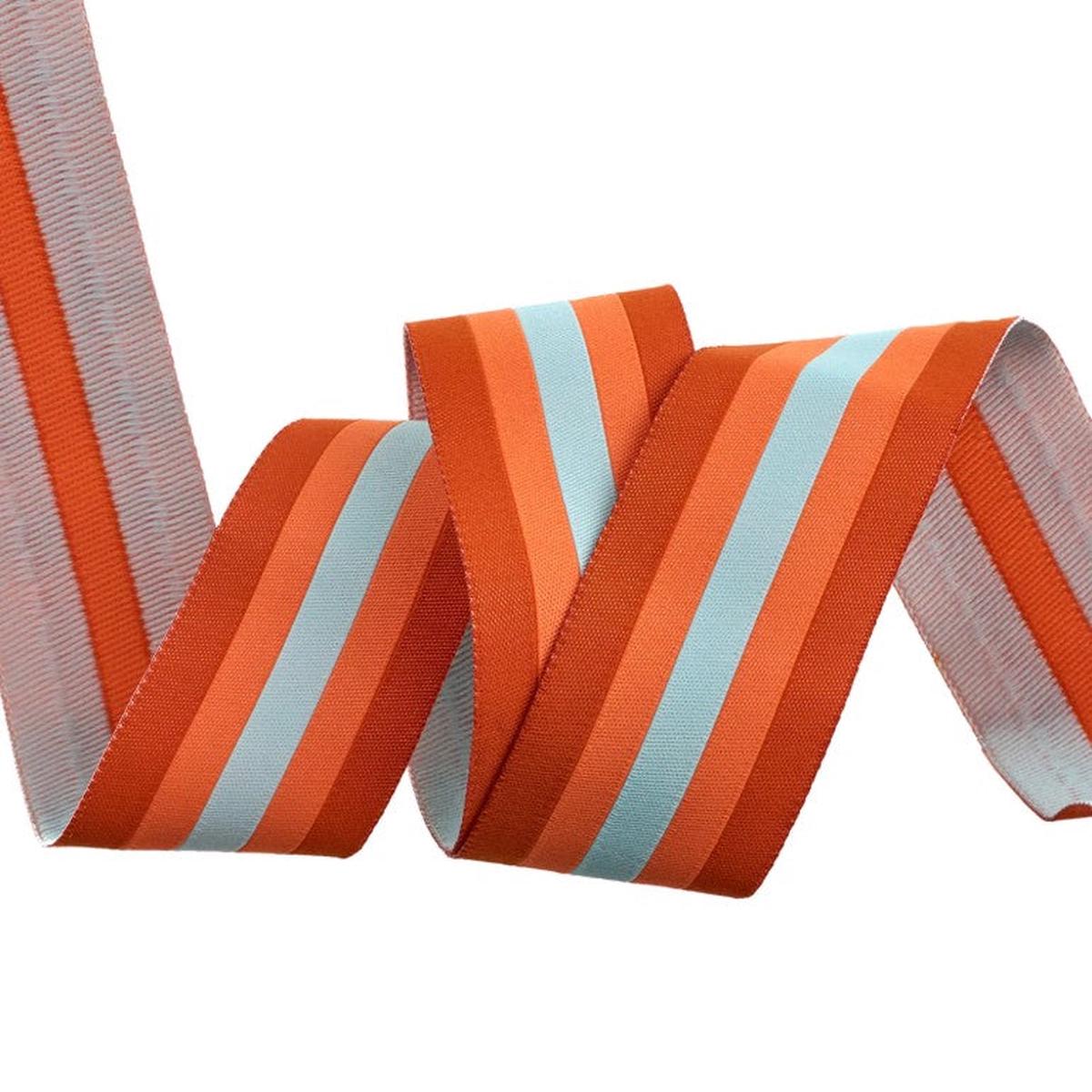 Retro Stripe in Rust 1-1/2in x 15yds