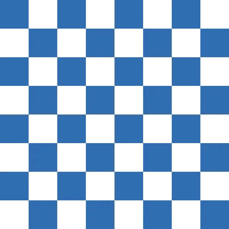 Checkered Basics Fabric - Blue