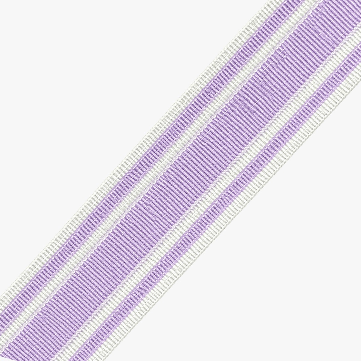 Polyester Tape 34mm White & Lilac