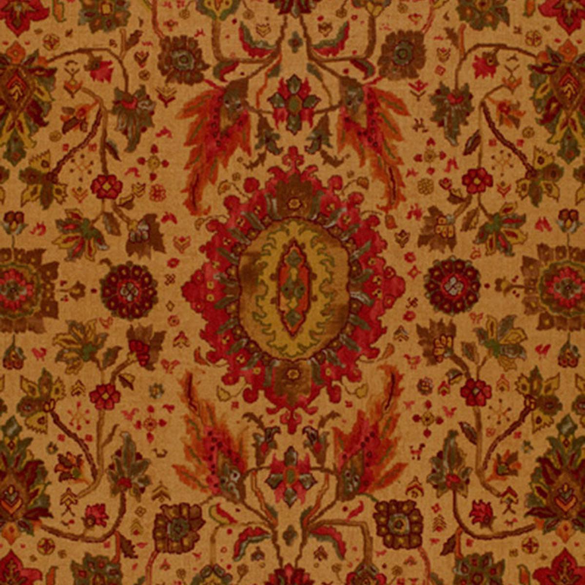 SCHUMACHER CLASSIC PRINTS JAHANARA CARPET PRINTS PRINTS TEA LEAF - 172792
