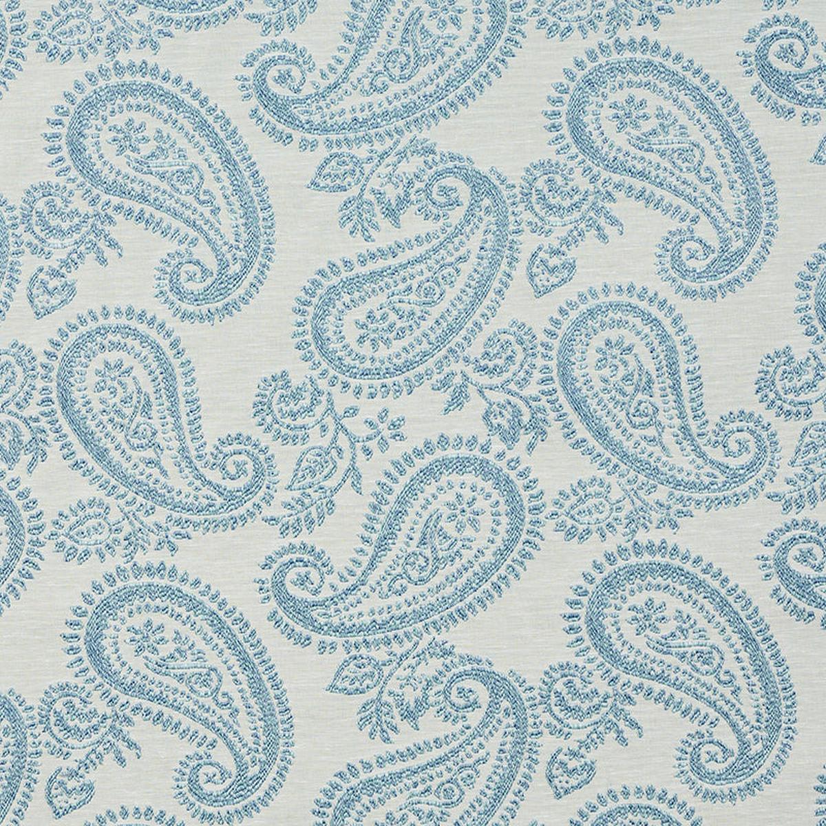 SCHUMACHER NEW TRADITIONAL MILENA PAISLEY PATTERN WOVENS PATTERN WOVENS SKY - 78721