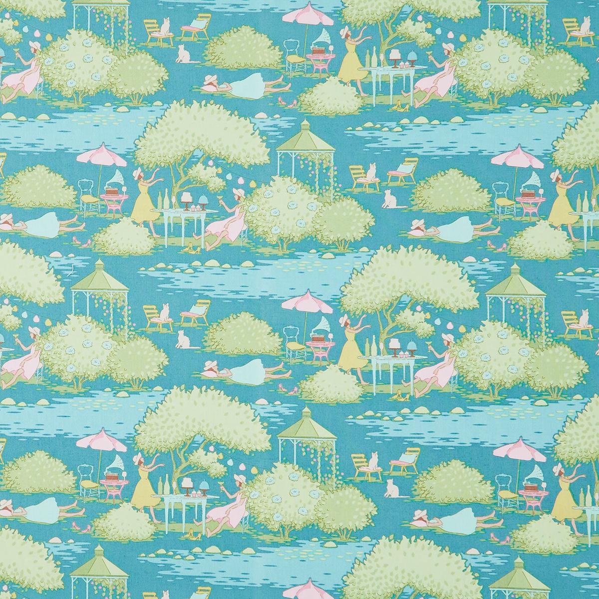 Sunday Brunch - Sunday Brunch Teal Yardage