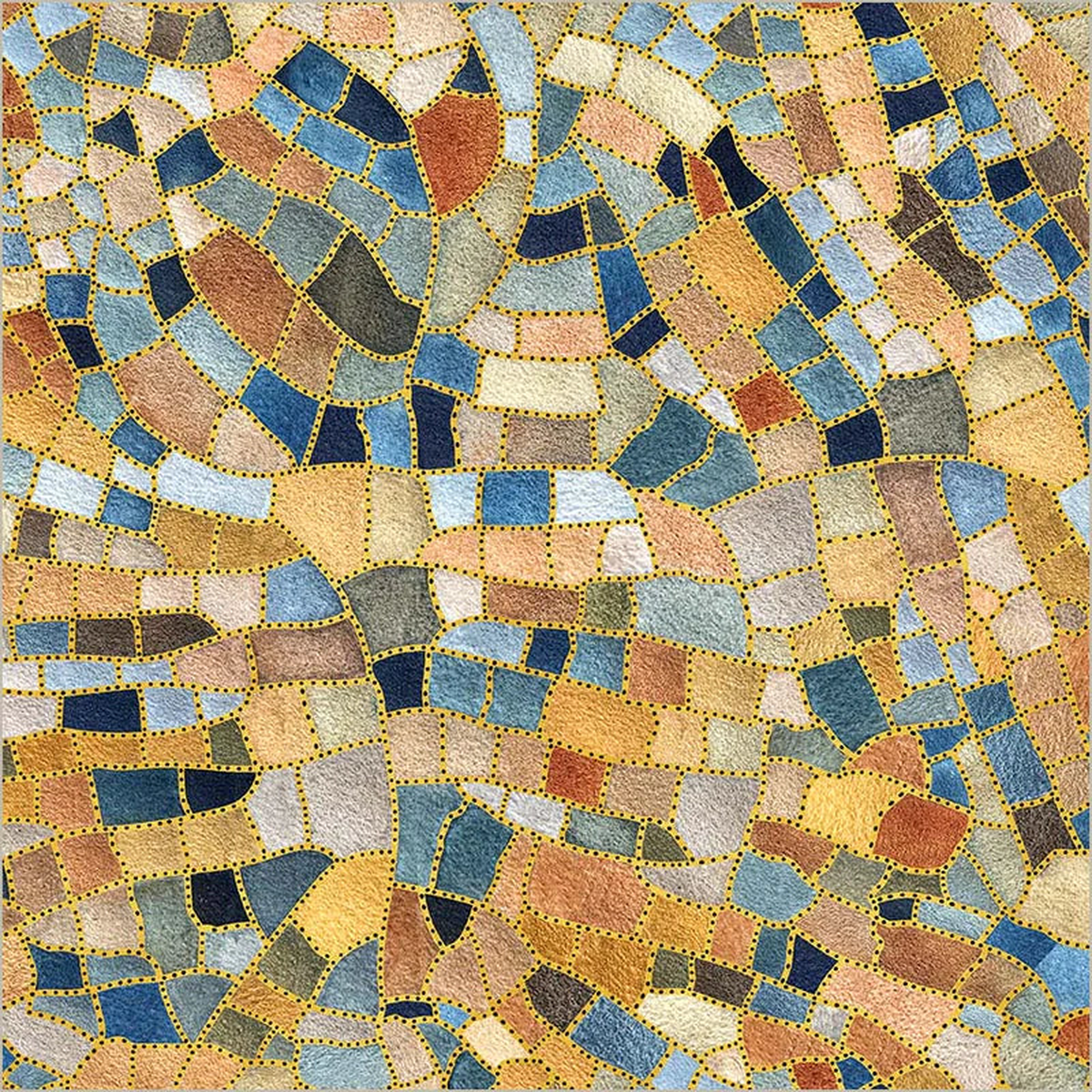 Fabric CRACKLE, Fire Opal, from FLORA and FORM Collection by Essoldo Designs for Windham, 54780DM-2 - fat 1/4 (18"x22")