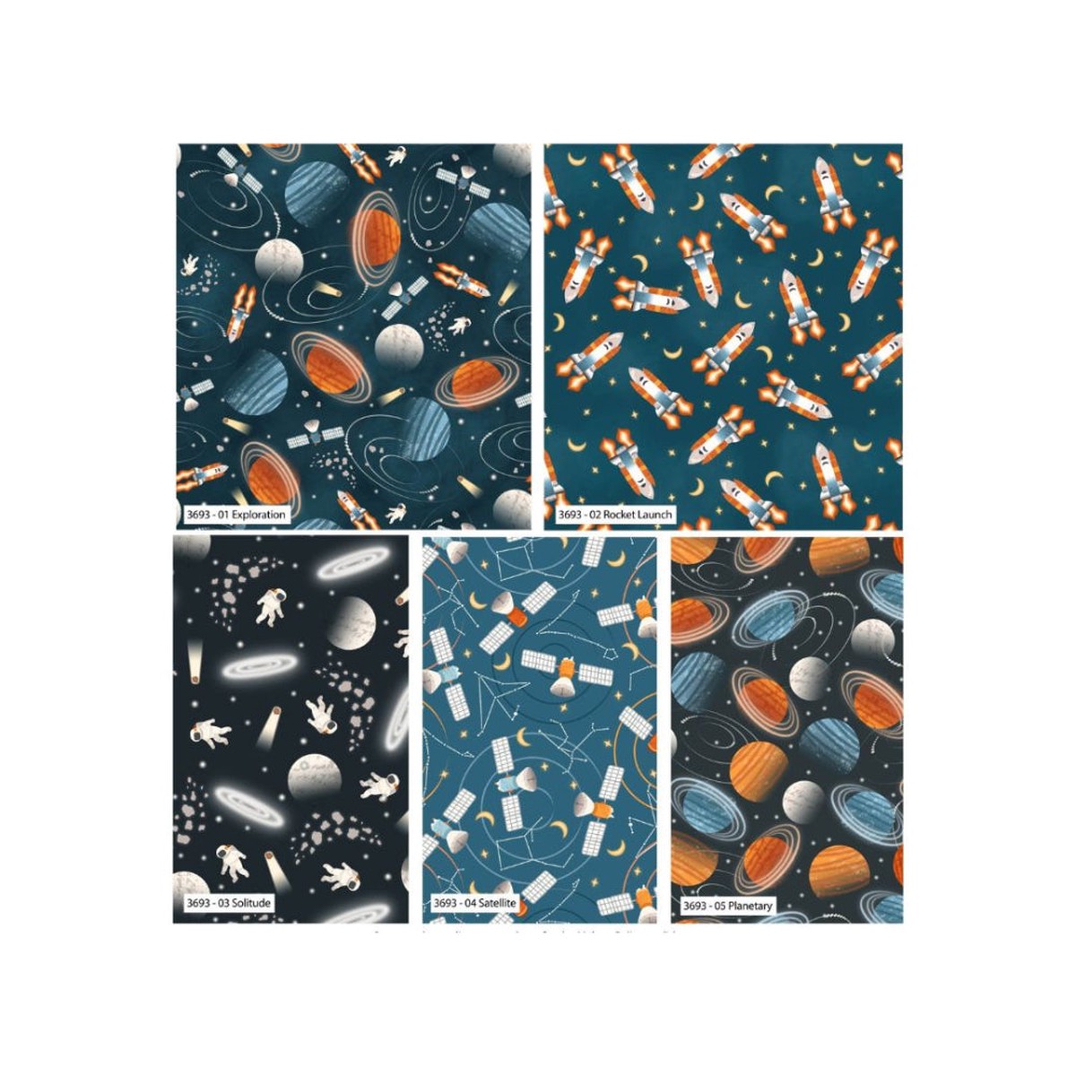 Cosmic Voyager Fat Quarter Bundle
