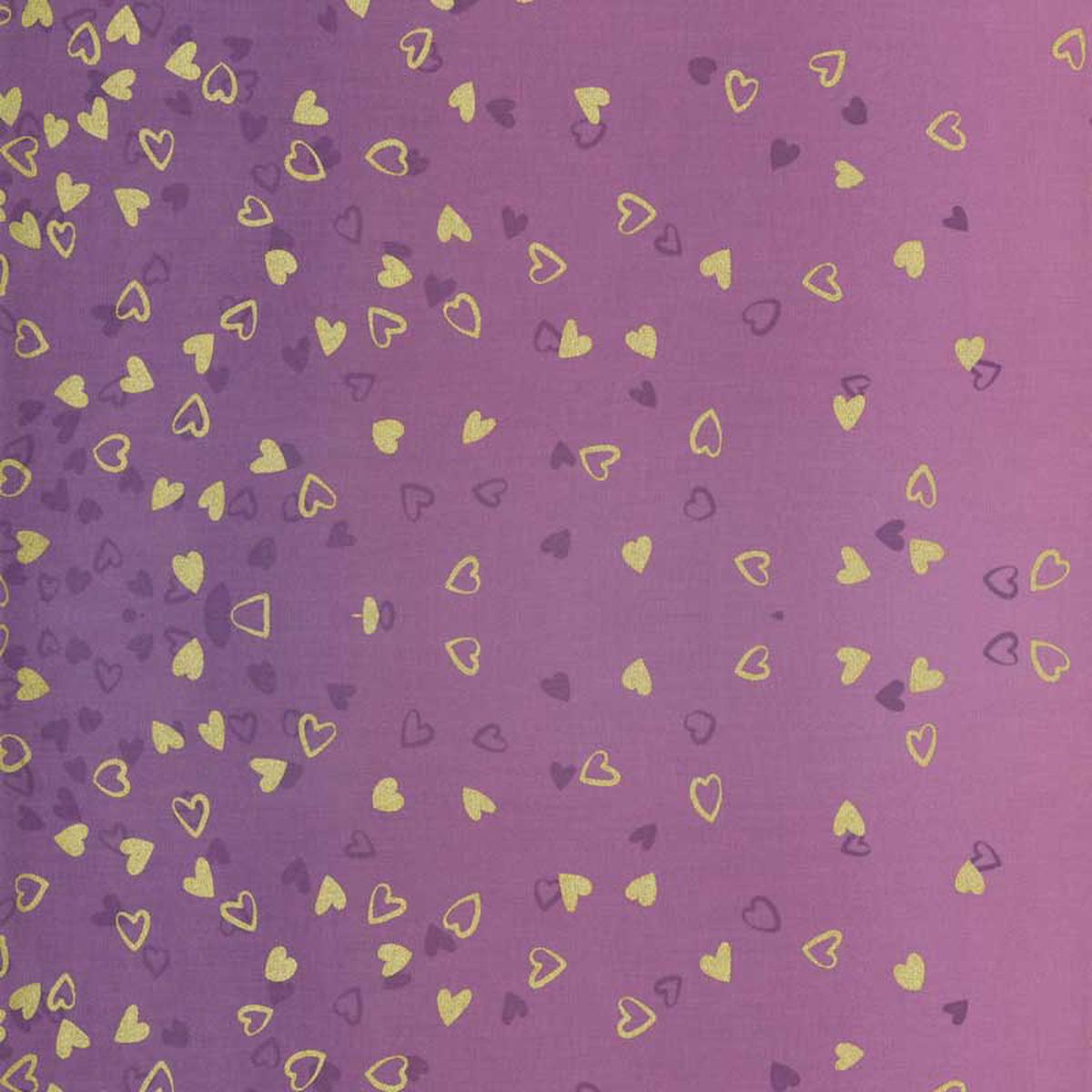 Moda I Heart Ombre Metallic - Mauve