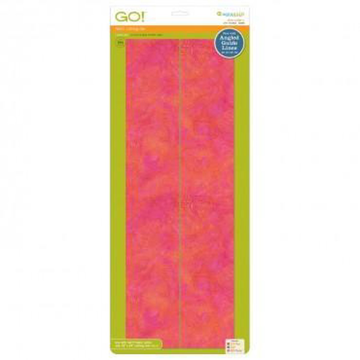 Accuquilt GO! Strip Cutter 4" (3 1/2" Finished) 2 Strips Die 55085