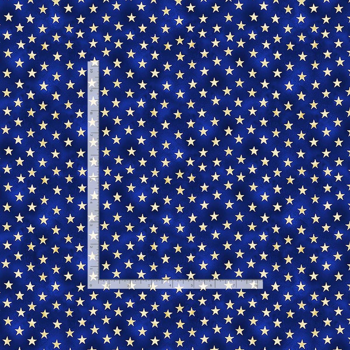 Timeless Treasures Fabric Stars Blue
