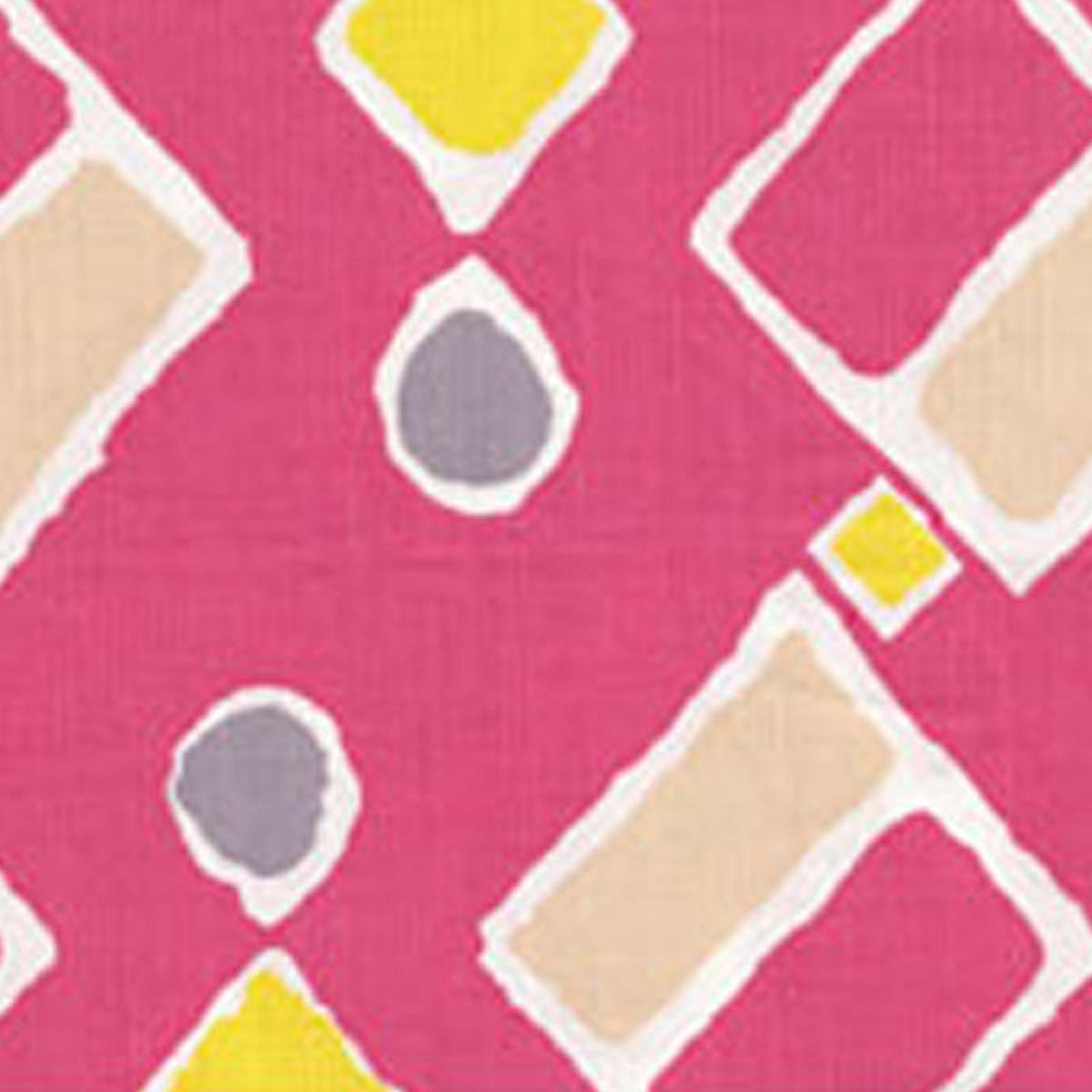 Alan Campbell Sahara Multi Color Magenta Peach Yellow Lime Fabric AC117-02W