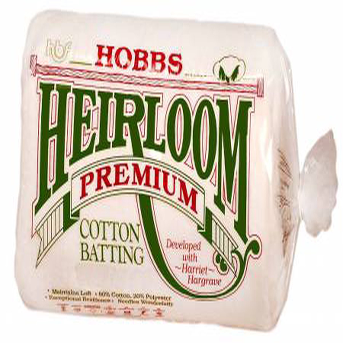 Batting Heirloom Premium Cotton Blend 90in x 108in (Queen Size)