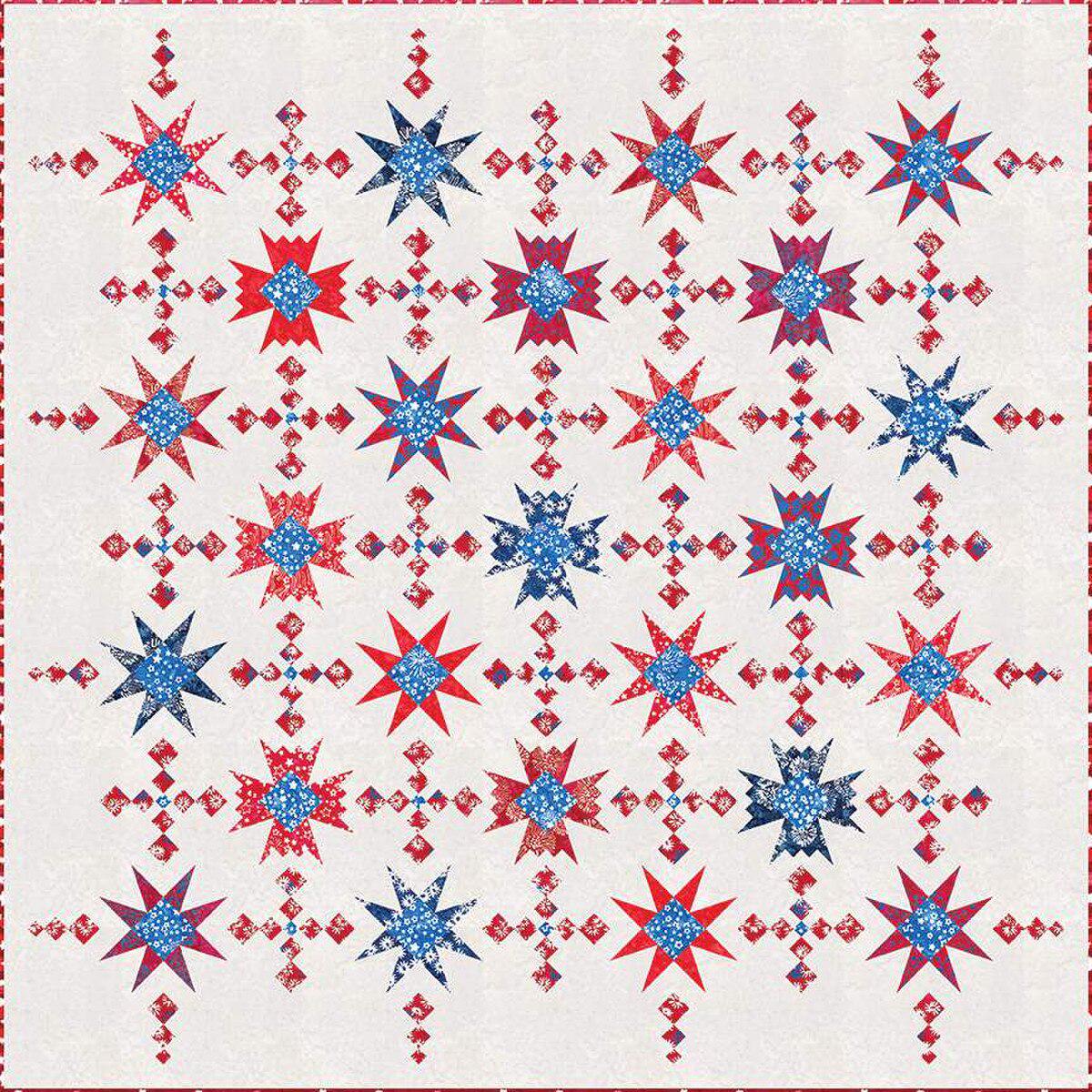 SALE Expressions Batiks Star Chart Quilt Kit KTBT-1014 - Riley Blake Designs - Hand-Dyed - Pattern Fabric Box - Fabric Quilting Cotton