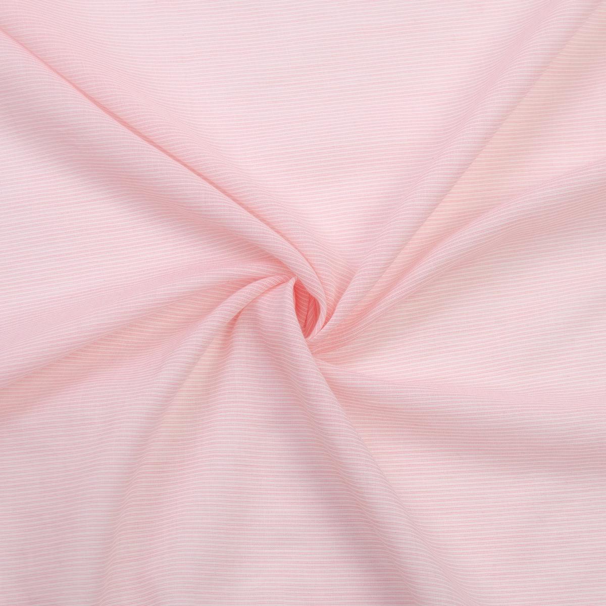 Lajos Pink & White Stripe Cotton Fabric