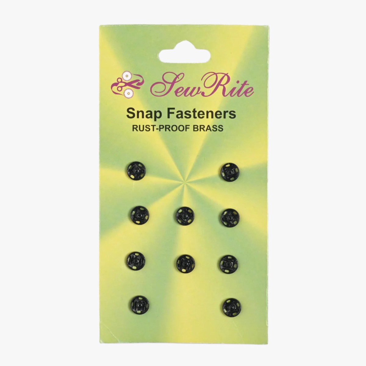 Press Studs - Size 0 Black