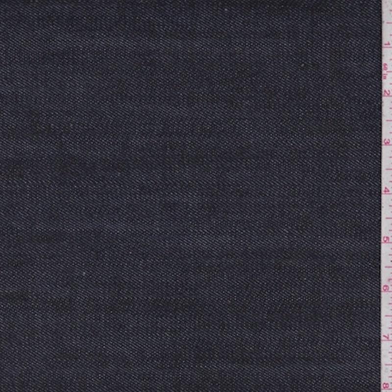 7 1/2 YD PC-Aged Dark Navy Selvedge Denim Fabric