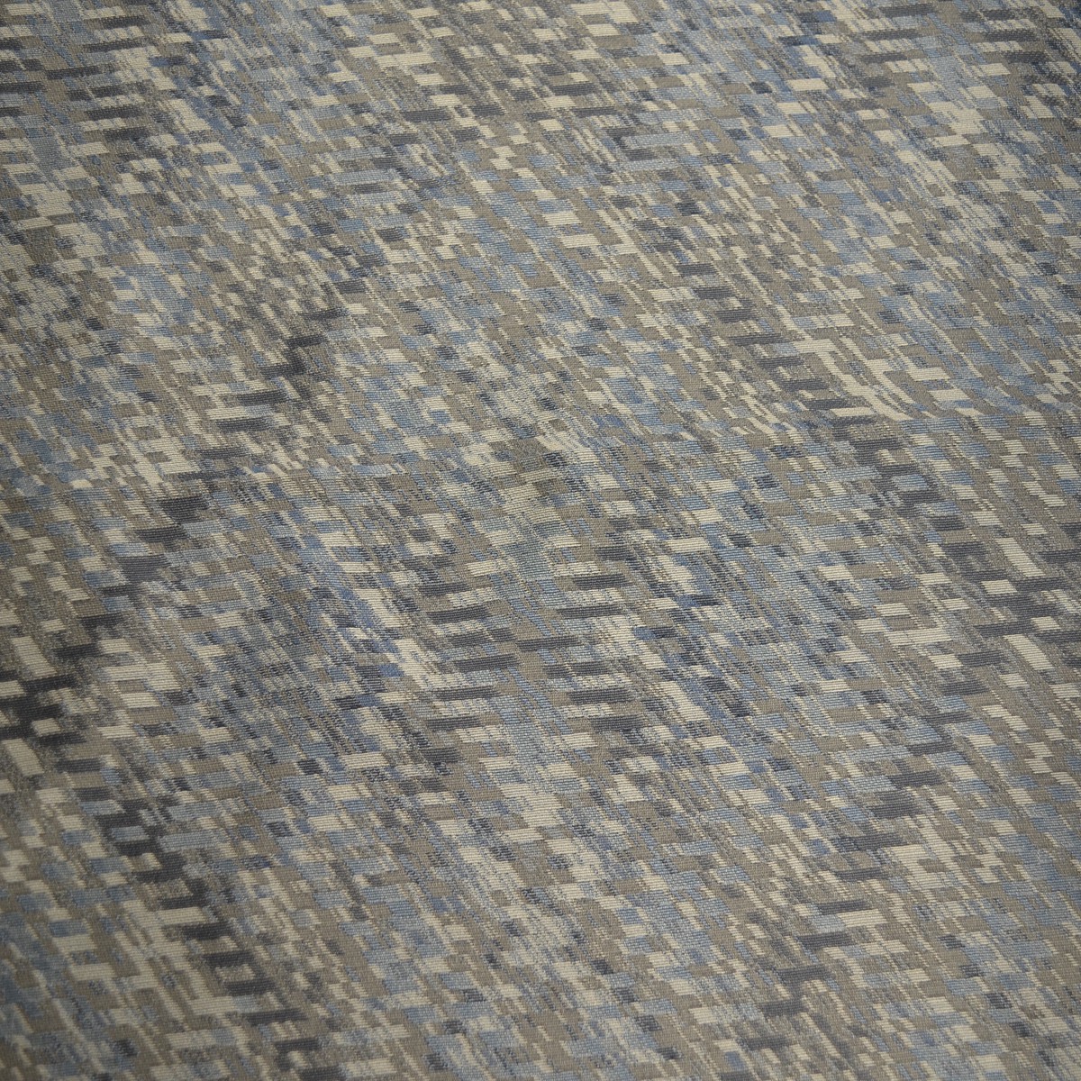 Pick To Gram Denim Bias Contemporary Plaid Upholstery Fabric