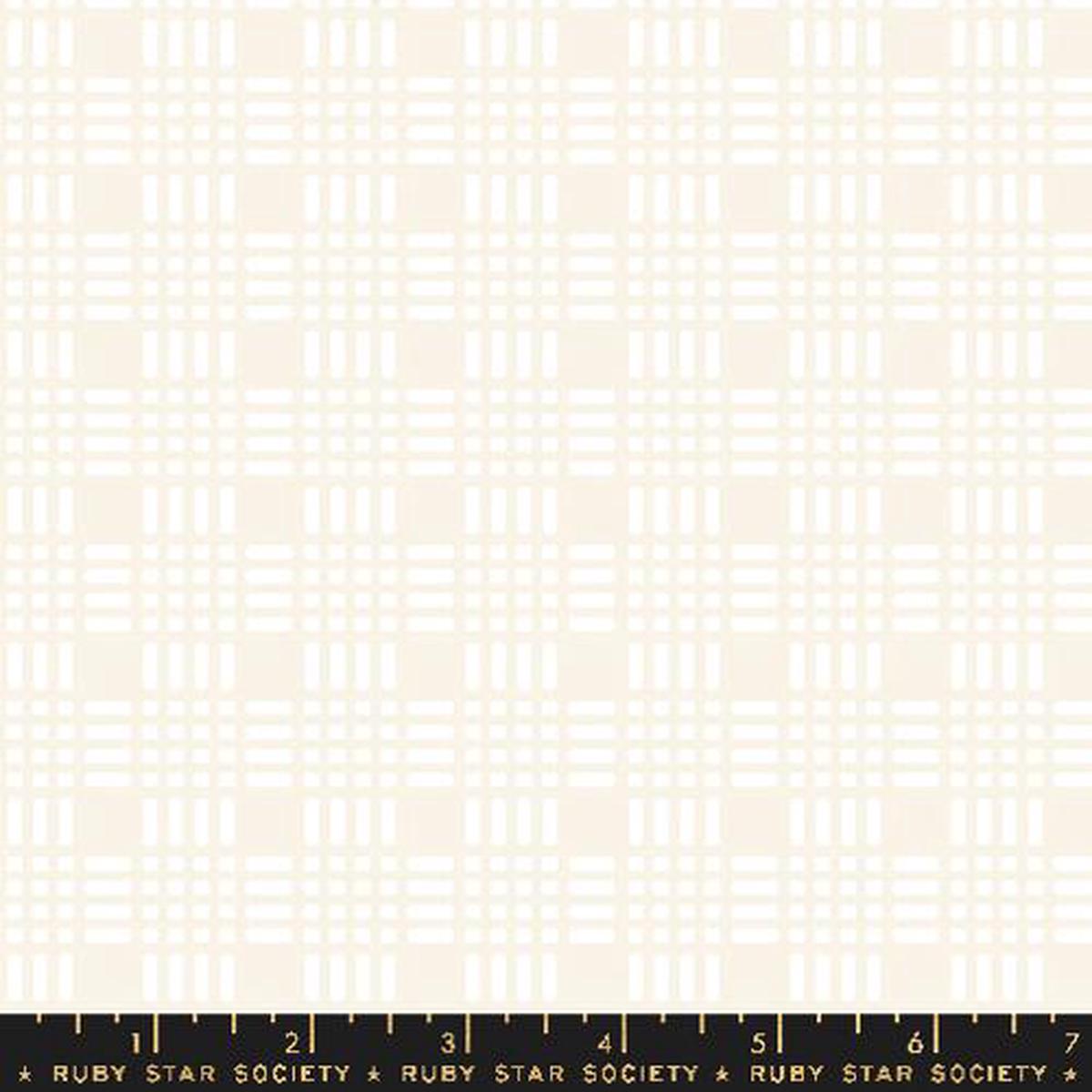 Waffle Checks in Natural -- Geometry by Ruby Star Society -- Moda Fabric