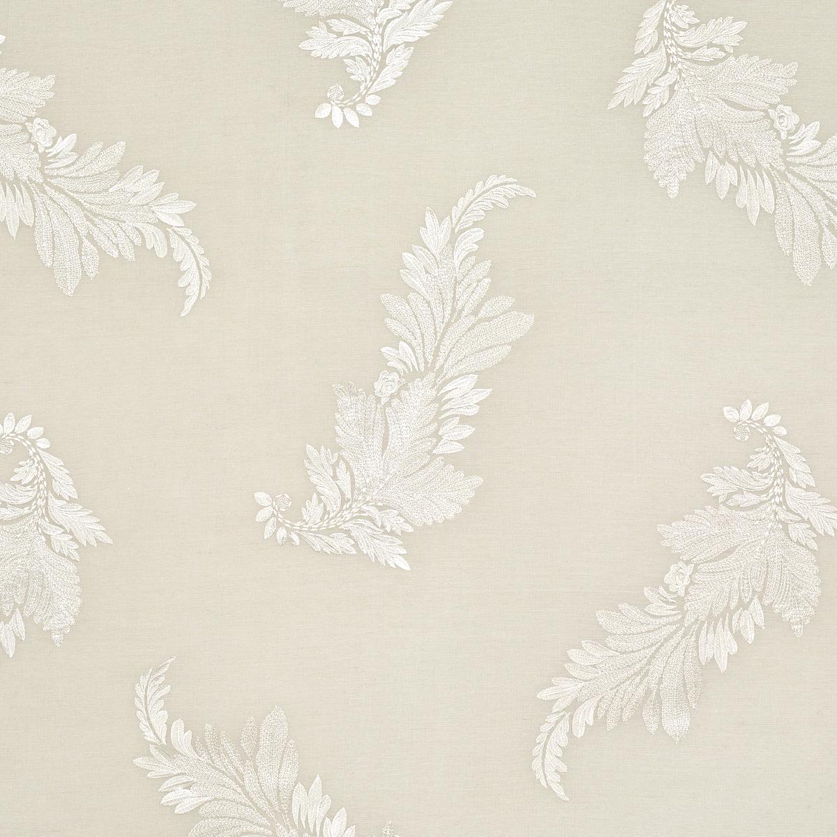 Contessa Embroidered Sheer Pearl Fabric