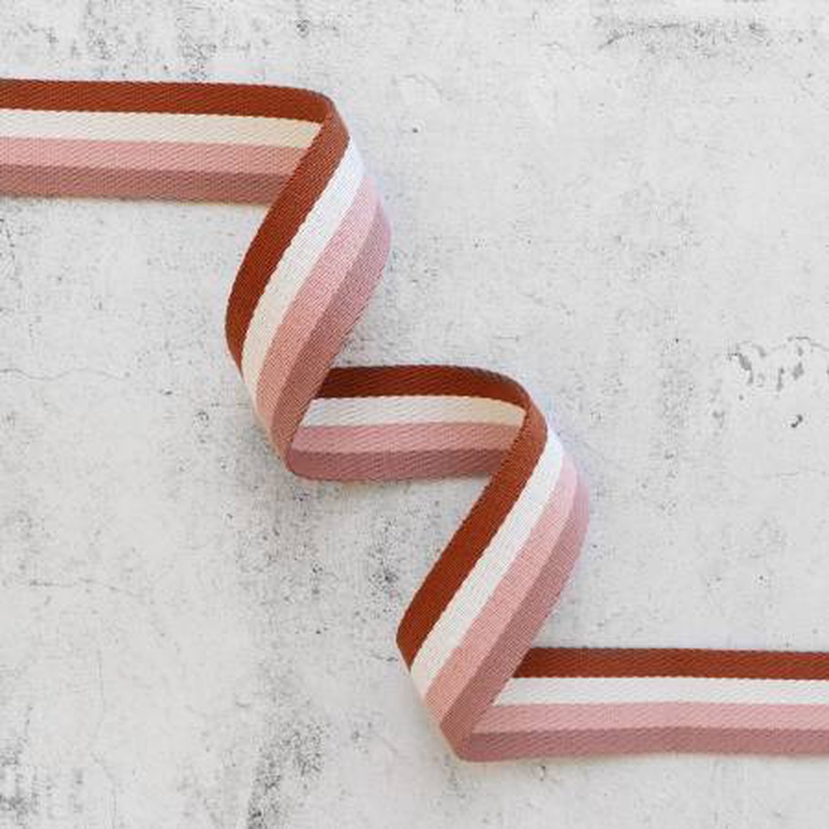 Sallie Tomato Polyester Webbing Neapolitan 1-1/2in