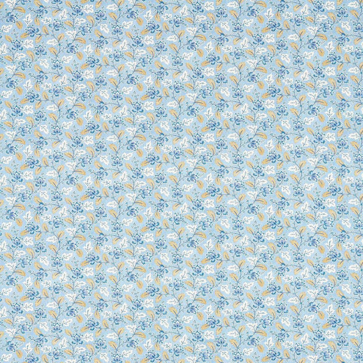SANDERSON Dallimore Fabric Contemporary, Floral Indigo,Multi - DARB227095